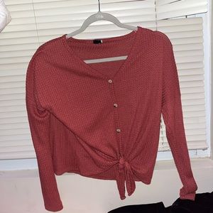 American eagle crop sweater
